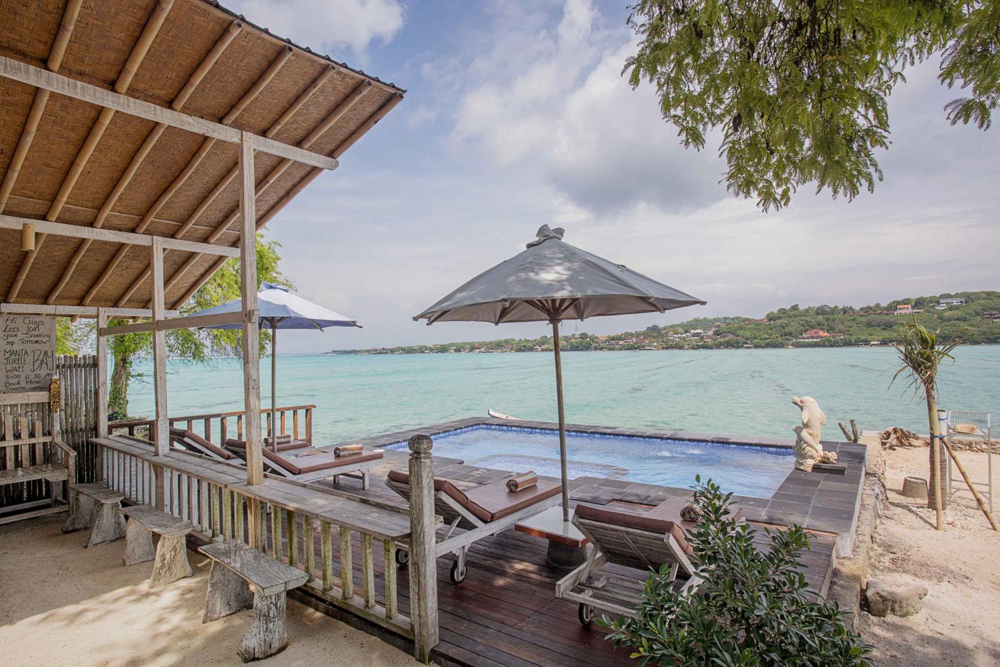 Wooden Beach Sunset Cottages نوسا ليمبونغان المظهر الخارجي الصورة